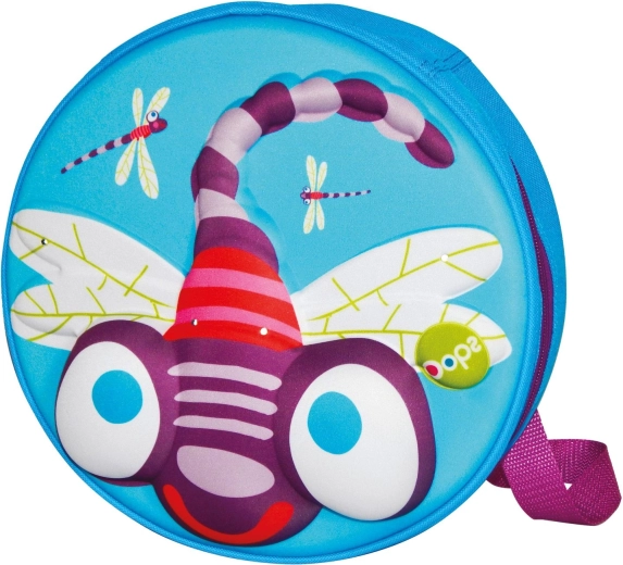 Okrogel otroški nahrbtnik z motivom kačjega pastirja 36 cm