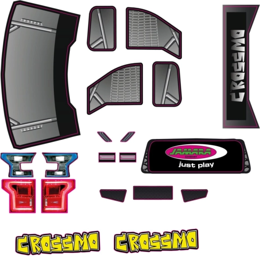 Sticker sheet for Crossmo JAMARA monster truck