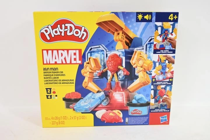 Play-Doh komplet plastelina z laboratorijem oklepa Iron Mana (Marvel)