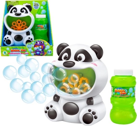 Bubble Fun strojček za milne mehurčke panda s polnilom 118 ml
