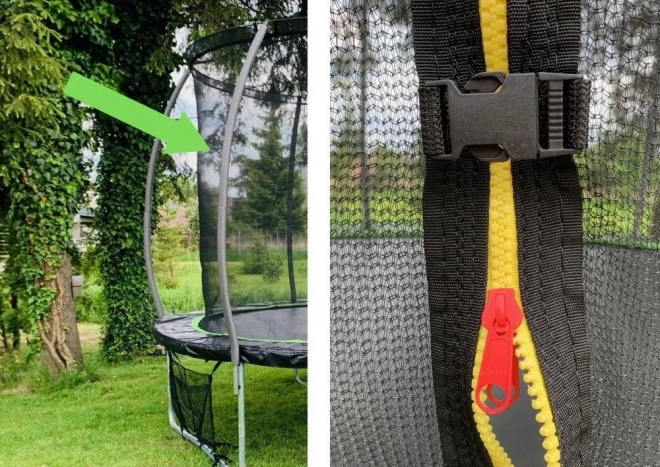 Notranja varnostna mreža za trampolin 8 ft roza