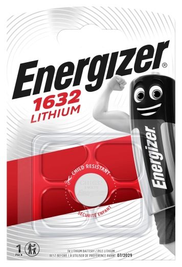 Litijeva gumbna baterija ENERGIZER CR1632 3 V