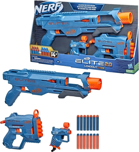 Nerf Elite 2.0 Loadout Pack – komplet treh blasterjev s puščicami