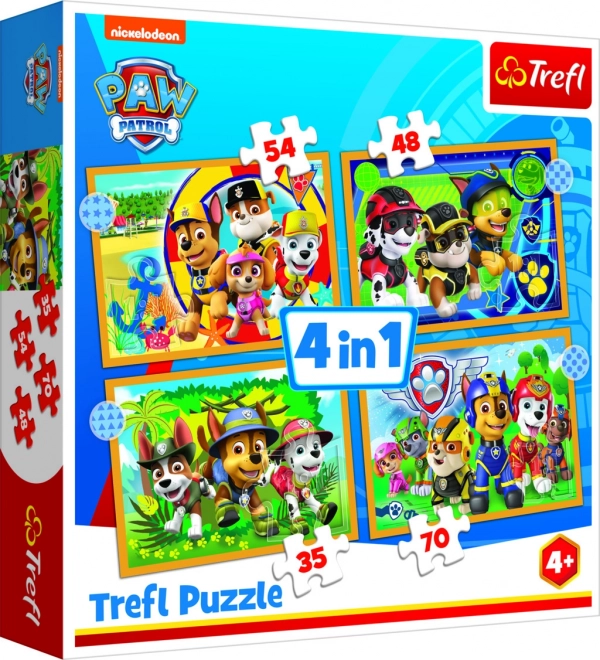 Sestavljanka Paw Patrol Počitnice