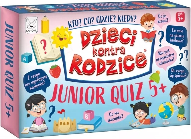 Otroci proti staršem Junior – kviz za otroke od 5 let