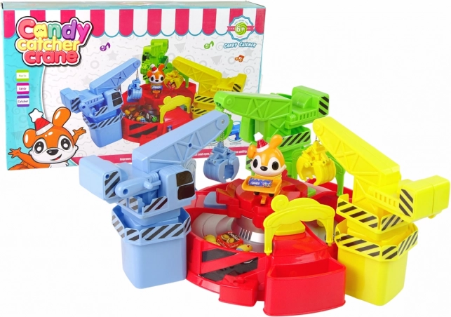 Vrteči se lovilec slaščic z glasbo – namizna igra za otroke