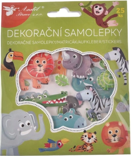 Nalepke ZOO – živali (25 kosov)