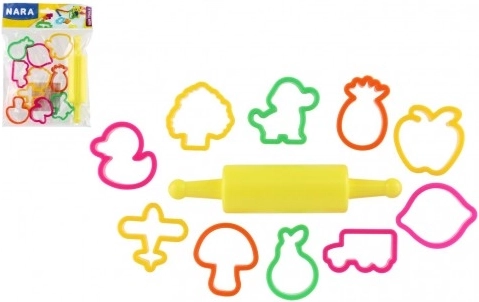 Rezila za modeliranje NARA s plastičnim valjarjem - 11 kom