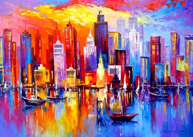 Enjoy sestavljanka Večerni New York 1000 koščkov