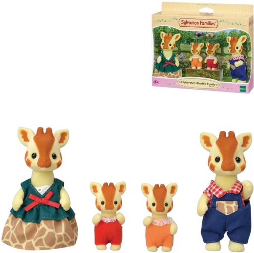 Družina žiraf Sylvanian Families – 4 kosi