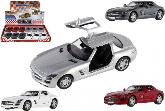 Model avtomobila Mercedes-Benz SLS AMG 13 cm na navijanje nazaj