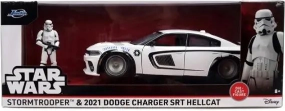 Jada Star Wars Dodge Charger R/T 1:24 with Stormtrooper figure