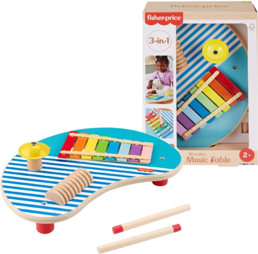 Lesena glasbena mizica Fisher-Price