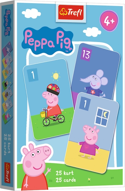 Kartaška igra Tri v vrsto Črni Peter PEPPA PIG od Trefl
