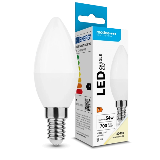LED svečka žarnica 7 W E14 4000 K 700 lm 200° Modee Lighting