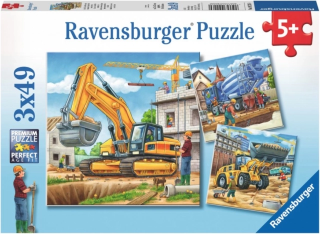 Sestavljanka veliki gradbeni stroji Ravensburger