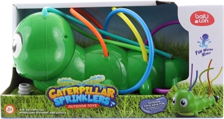 Vodna pršilna igrača Gosenica za vrtno cev