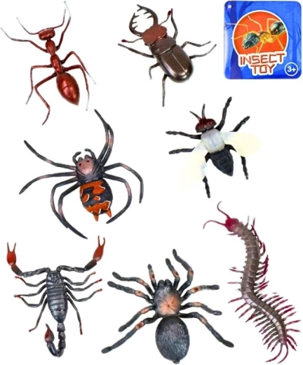 Realistična figurica žuželk – assort – 1 kos