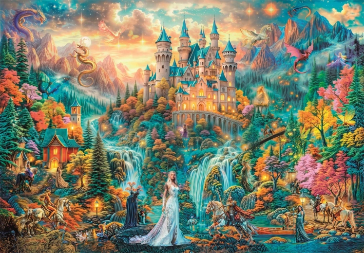 Clementoni puzzle Skrito kraljestvo 2000 kosov