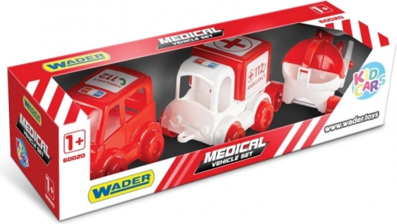 Kid Cars – bolnišnica komplet vozil