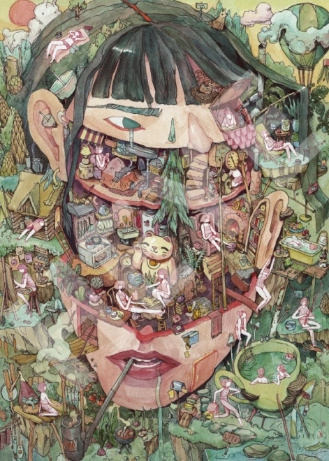 Heye puzzle Dom domišljije 1000 koščkov