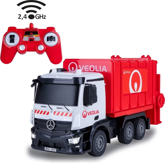 RC Mercedes-Benz Antos garbage truck in 1:26 scale
