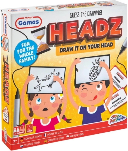 Headz Nariši na glavo – kreativna družinska igra GRAFIX