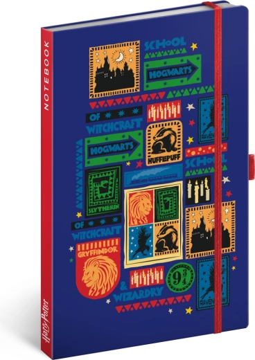 Notique črtni zvezek Harry Potter Bradavičarka, črtan 13 × 21 cm