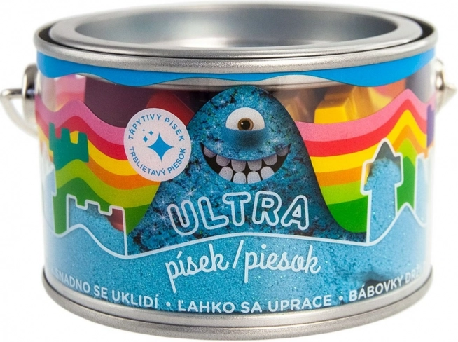 Ultra pesek z bleščicami 200 g – moder