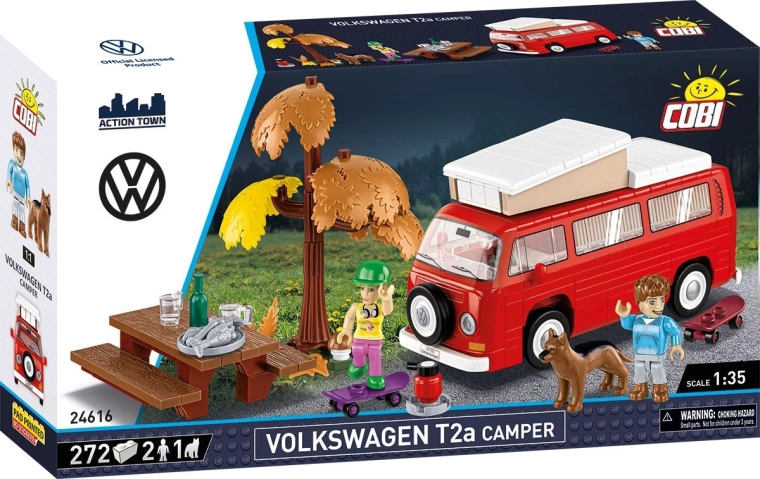 Cobi Volkswagen T2a camper building set 1:35 (272 pieces)