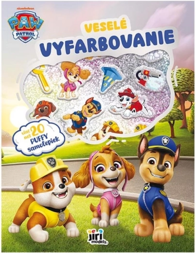 Veselo barvanje s super nalepkami Tačke na patrulji