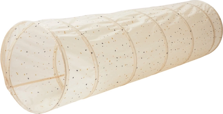 3 Sprouts otroški tunel recycled terrazzo beige - 1 kos