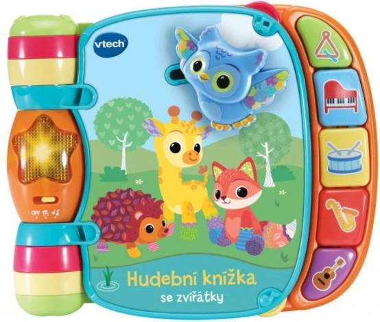 Vtech glasbena knjiga z živalmi