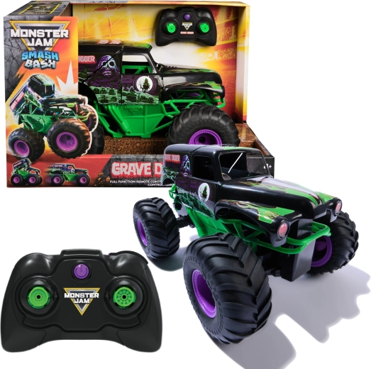 Monster Jam RC tovornjak GRAVE DIGGER Smash & Bash 1:15