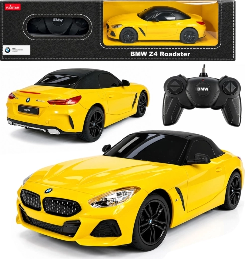 RC avto BMW Z4 Roadster 1:18 rumeno