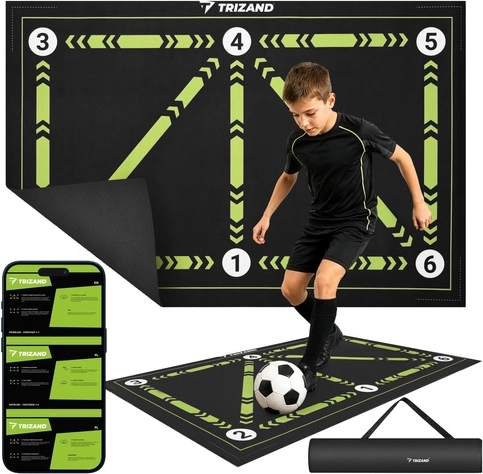 Trizand football training mat 60 × 90 cm