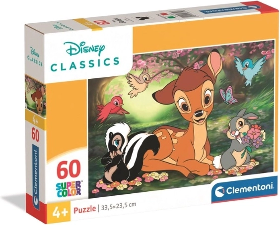 Clementoni puzzle SuperColor Bambi 60 kosov