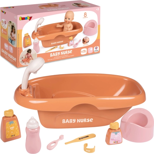 Smoby Baby Nurse kad za punčke z dodatki