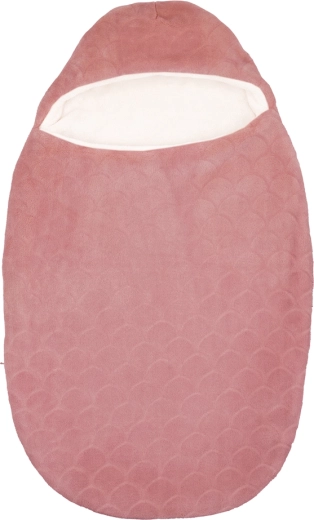 Nattou otroška zimska vreča za avtosedež Lapidou, staro rožnata, 70 cm