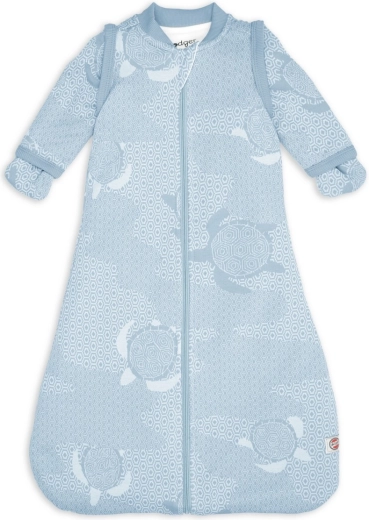 Lodger spalna vreča s snemljivimi rokavi matcha blue fogg 50/62