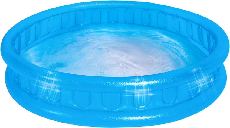 Napenljiv otroški bazen 155 cm moder