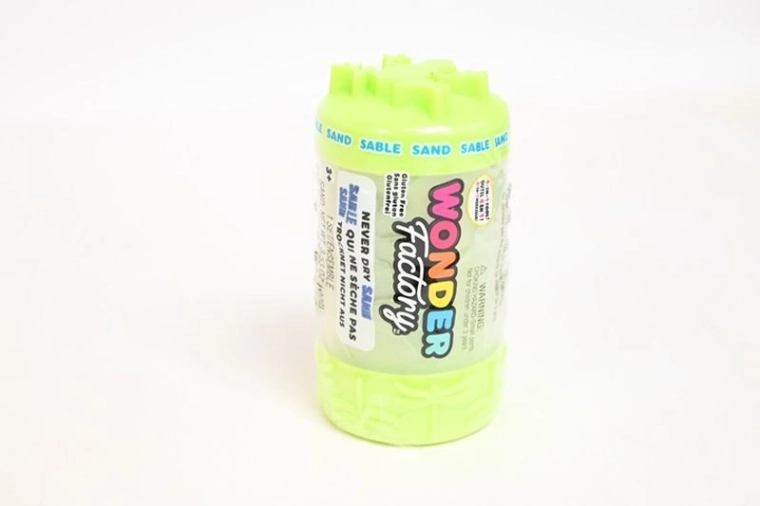 MGA Wonder Factory NeverDrySand zeleni kinetični pesek z valjčkom 4v1