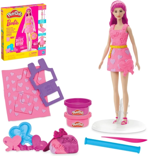 Play-Doh Barbie ustvarjalni komplet Lasje in srce