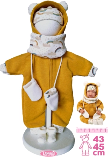 Llorens oblačila za dojenčka punčko New Born 43–45 cm
