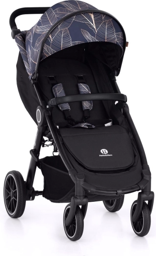 Športni voziček Petite&Mars Street+ RWS Black limited 100 palmtree