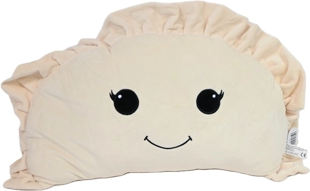 Plišasti pierog kremne barve 42 cm
