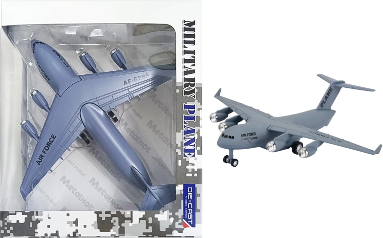 Kovinski model letala BOEING C‑17 1:300 z lučmi in zvoki