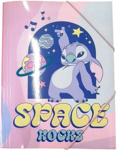 Mape za zvezke Lilo in Stitch A4 z elastiko – 1 kos