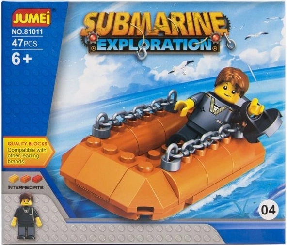 Jumei Submarine Exploration podvodna odprava gradbeni komplet 47 delov - 1 kos