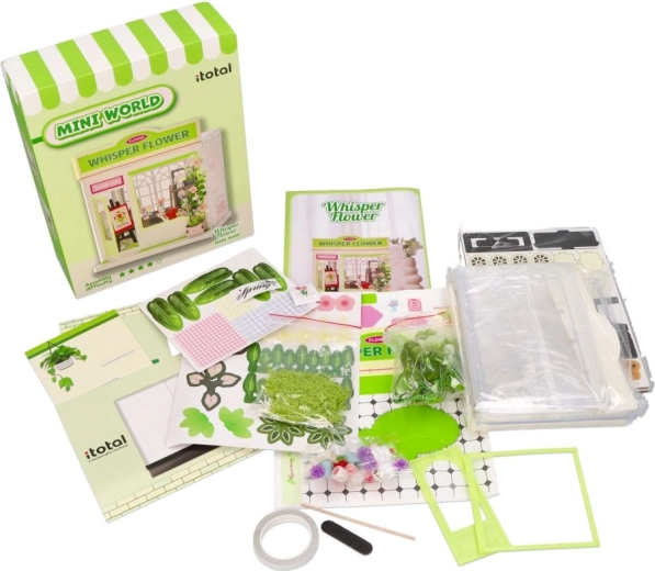 i-Total mini cvetličarna – DIY diorama za sestavljanje